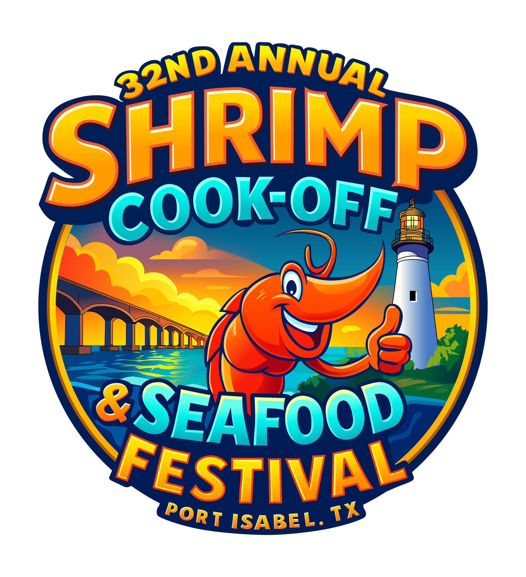 VECTOR shrimp fest logo